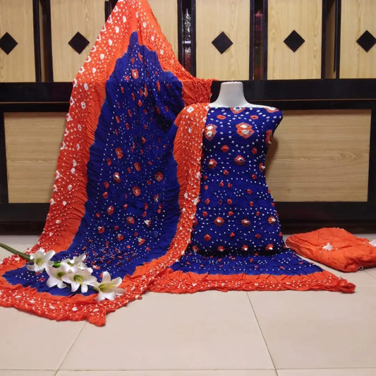 Exclusive Linen Chunri 3 Piece Dress – Soft Premium Fabric Ethnic Style